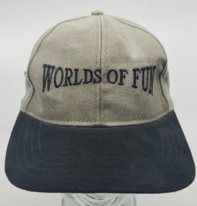 Vintage Worlds Of Fun Kansas City Baseball Trucker Hat Cap Z25 - Picture 1 of 9