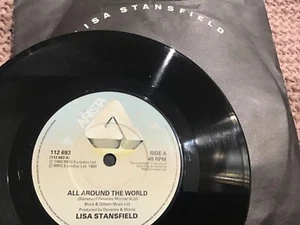 LISA STANSFIELD . ALL AROUND THE WORLD . 1989 . Classic No. 1 HIT . - Picture 1 of 3