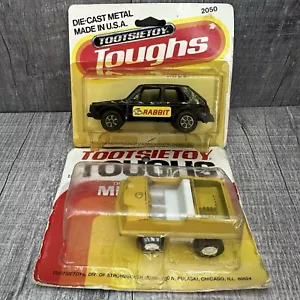 1970's Tootsietoy Toughs Diecast VW Rabbit & Amphibious/Dune Buggy Vintage NIB - Picture 1 of 12