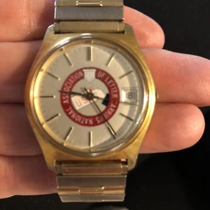 Orologio Hamilton - Associazione Nazionale Porta Lettere 9920 Tono Oro - Foto 1 di 6