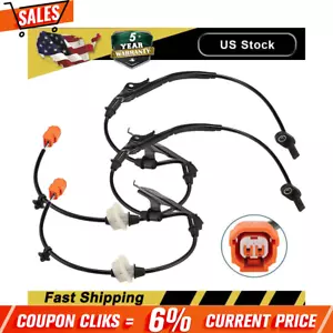 ABS Speed Sensor Front Right + Left For Honda Accord 03-07 Acura TSX 04-2008! - Foto 1 di 11