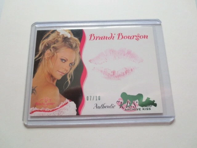 Benchwarmer Archive 2009 - Kiss Card - Brandi Bourgon - playmate - Photo 1/1