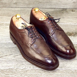 $695 Neiman Marcus GRAVATI Blucher 10 M Soft Deerskin 14993 * new Cedar Trees - Picture 1 of 15