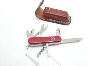 Victorinox Swiss Army  Knife  With  Leather Case