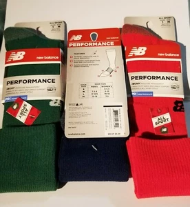 NEW BALANCE ALL SPORTS PERFORMANCE DRY SOCKS. NEW. Sold separately each - Picture 1 of 4