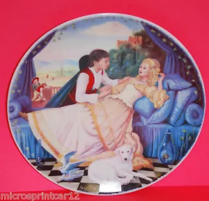 "Sleeping Beauty" 1985 Quelliers Morals of Perault Series French Collector Plate - Picture 1 of 7