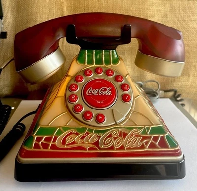 Coca-Cola Iluminar Pulsador Teléfono Fijo Vidrieras Look Ilumina Foto 1 de 4