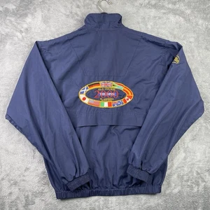 VINTAGE St Andrews Golf Jacket Mens Medium The Open 2000 Windbreaker Old Course - Picture 1 of 16