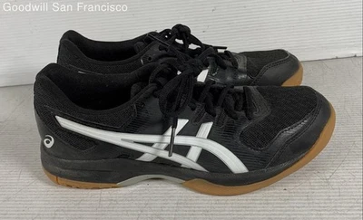 Asics Gel-Rocket 9 1072A034 Black Low Top Lace Up Volleyball Womens Shoes Size 7 - Image 1 of 4