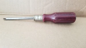 Vintage Holzgriff Kohlenstoffstahl Kreuzschlitz Schraubendreher Made in USA, sehr guter Zustand - Bild 1 von 21
