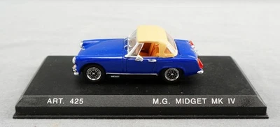 Vintage MG Midget MK 1V   1969   Blue and Tan  Detail Cars ART 425 RARE - image 1 of 4
