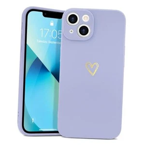 for iPhone 13 Case Cute Heart Pattern Soft Shockproof Protective Silicone - Picture 1 of 7