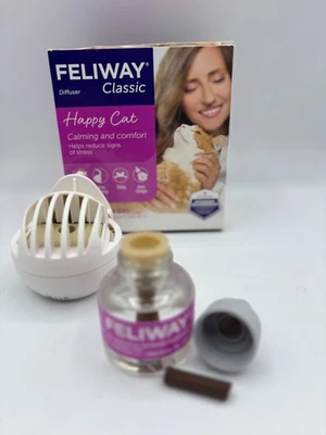 DAMAGED Feliway Classic Diffuser & 30 Day 48ml Refill Comforts Cats Stress - Image 1 of 4