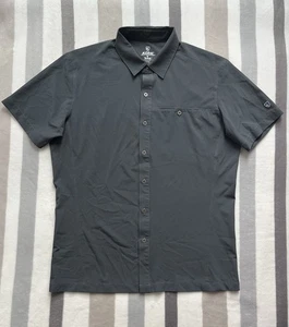 Camisa Kuhl Tufflex Para Hombre Talla Med Gris Abotonada Manga Corta Aire Libre Senderismo - Imagen 1 de 8