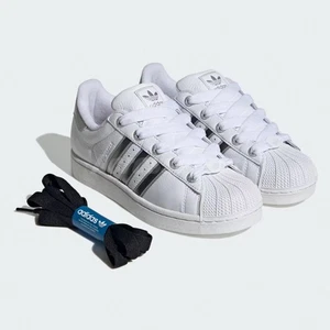 adidas Originals Superstar II 2 W Cloud White Matte Silver Women Casual JR4233 - Imagen 1 de 8