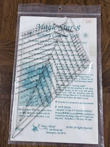 New Magic Star-8 Rotary Cutting Tool #9105 by Mace Motif - Vintage 1991 - Picture 1 of 3