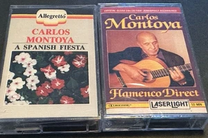 Carlos Montoya - A Spanish Fiesta & Carlos Montoya - Cassettes ✨New Sealed✨ - Picture 1 of 3