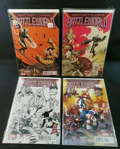 Lot Secret Wars Battle World 1 Variante 2 4 2015 Marvel Comics fast neuwertig siehe Bilder 1B - Bild 1 von 5