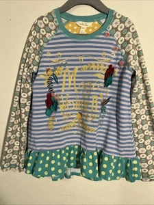 Matilda Jane Southern Style Adorable Size 8 Shirt Girls MAGIC And WONDER - Picture 1 of 4