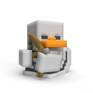 TUBBZ First Edition: Minecraft - Skeleton Cosplaying Rubber Duck Vinyl Figure - Picture 1 of 1