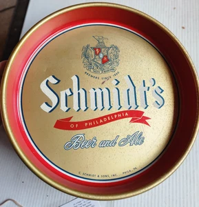 Bandeja de cerveza metálica Schmidt's Of Philadelphia Beer And Ale - Imagen 1 de 4