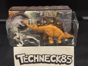 Jurassic World Rebirth Minis SERIE 1 (2025) Stegosauro + Rapace Bianco NUOVO - Foto 1 di 5