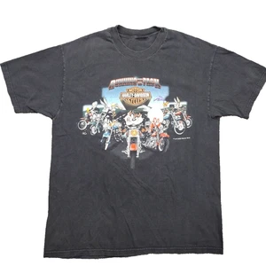 T-shirt vintage Harley Davidson Looney Tunes 2000 funzionante con la confezione Taz Bike - Foto 1 di 14