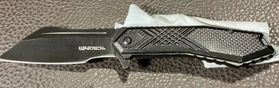 "Navaja de bolsillo WARTECH 3"" Edc, ¡Gran cuchillo afilado! ¡NUEVO EN CAJA! Foto 1 de 4