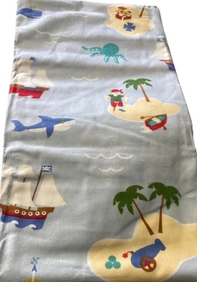 Juego de sábanas de franela tamaño doble pieza diseño pirata Olive Kids NUEVO Foto 1 de 4