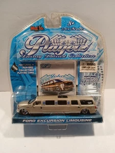 Maisto Playerz Ford Excursion Limousine mit Gianelle Rädern & Sammelkarte - Bild 1 von 2