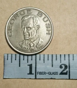 Vice President of the United States George Bush January 26, 1981 Medal. 1.5 Inch - Picture 1 of 6