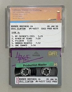 Eric Clapton - Pilgrim DAT MC Production Master Digital Audio Tape Cassette Rare - Picture 1 of 2