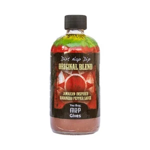 Salsa caliente Dirt Nap Dip mezcla original | 8 oz | Mystic Rhoads Productions - Imagen 1 de 5