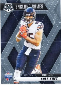 Cole Kmet 2025 Panini Mosaic England Games #254 CHICAGO BEARS - Picture 1 of 2