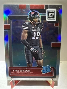 Tyree Wilson Rated Rookie 2023 Chronicles Optic Draft Texas Tech/Raiders Prizm - Picture 1 of 3
