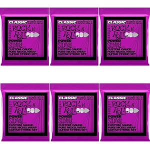 6 SÄTZE Ernie Ball Saiten für E-Gitarre ROCK N' ROLL POWER Slinky 11-48 Nickel - Bild 1 von 7