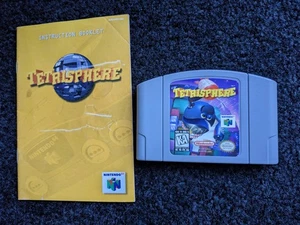 Tetrisphere con manuale - Gioco Nintendo 64 N64 - Pulito e testato - AUTENTICO - Foto 1 di 8