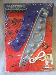 SUPER RARE vintage Masters of the Universe BELT set MOC delavennat France toy !! - Picture 1 of 1