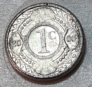 NETHERLANDS ANTILLES ๐ฆ๐ผ๐ง๐ถ๐จ๐ผ๐ธ๐ฝ ONE (1) CENT COIN 2000 - Picture 1 of 2