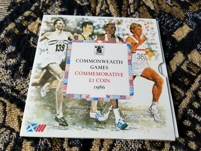 United Kingdom 2 Pounds 1986 UNC Uncirculated - Commonwealth Games - ii - Image 1 of 4