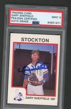 1987 Stockton ProCards Gary Sheffield PSA Signed Autographed Rookie Card #239 RC
