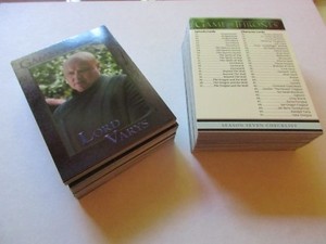 Game of Thrones Season 7 Complete 81 Card Base Set - Series Seven w/ Promo P1