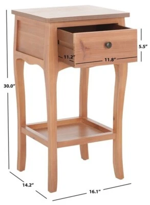 Safavieh End Table With Storage Drawer, Reduced Price 2172722387 AMH6619C - Image 1 of 4