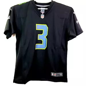 Nike NFL Seattle Seahawks On Field Youth Sz L #3 Russell Wilson Football Jersey - Picture 1 of 6