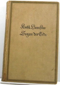 Segen der Erde ( Growth of the Soil ) by Knut Hamsun 1929 German Fiction book - Picture 1 of 15