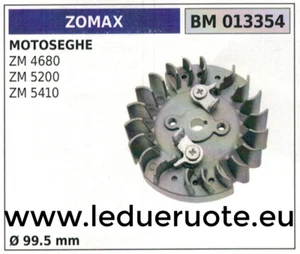 VOLANO MAGNETICO magnete ventola MOTOSEGA ZOMAX ZM 4680 5200 5410 Ø99.5 - Picture 1 of 1