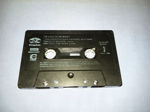 FRANZ SCHUBERT SONATINAS FOR VIOLIN CLASSICAL CASSETTE TAPE ALBUM (NO INLAY #90) - Picture 1 of 2