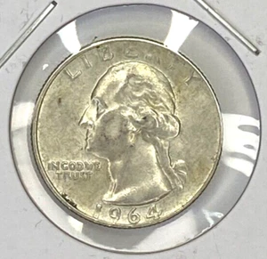 1964 Philadelphia Mint Washington Quarter 25¢ UNCIRCULATED 90% Silver LBE25028 - Picture 1 of 2