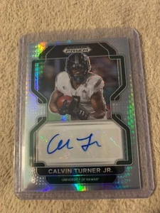 2023 Panini Prizm Draft Picks - Calvin Turner Jr. #RA-CTJ - AUTO PRIZM Refractor - Picture 1 of 2