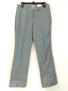 Liz Claiborne Pants Size 6 Petite Black & White Stripe Straight Leg Stretch New - Picture 1 of 7